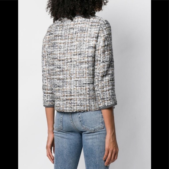 ❌SOLD❌NWT Herno short tweed jacket ✨RARE✨ - Picture 3 of 6